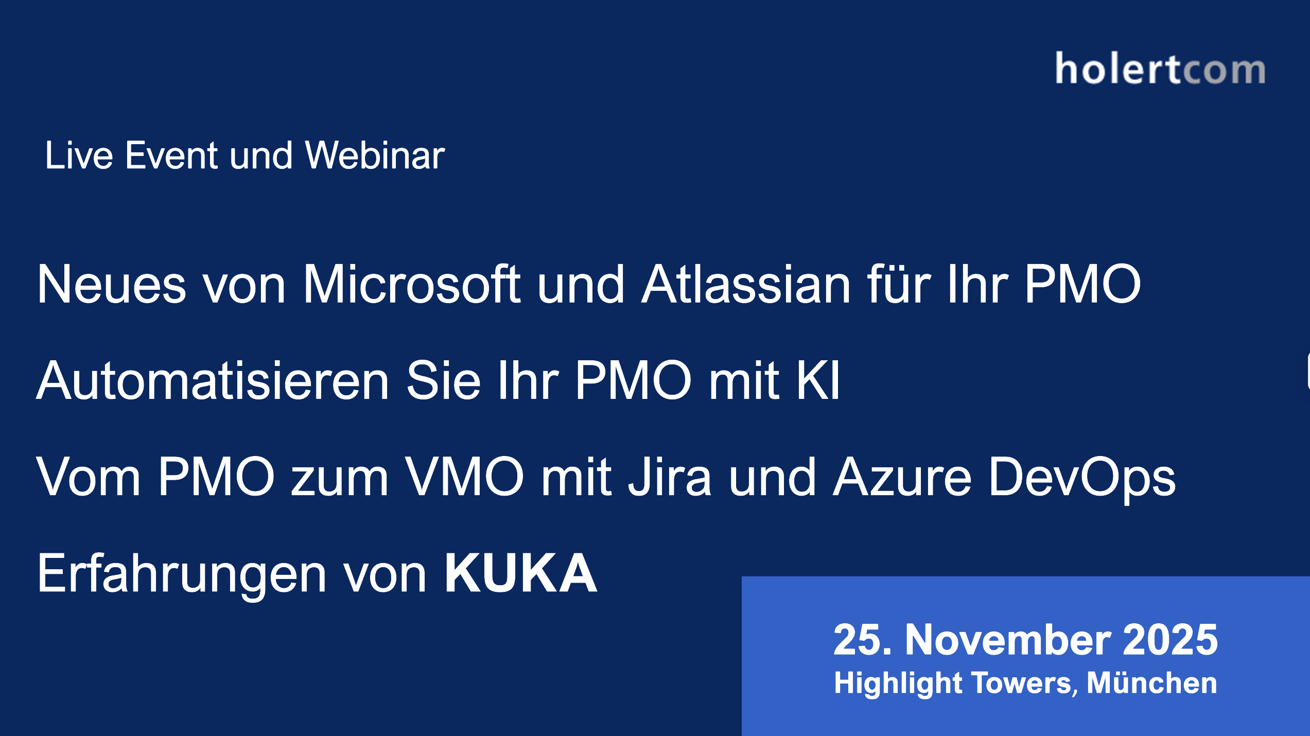 PMO Event KUKA November 2025 16-9 New