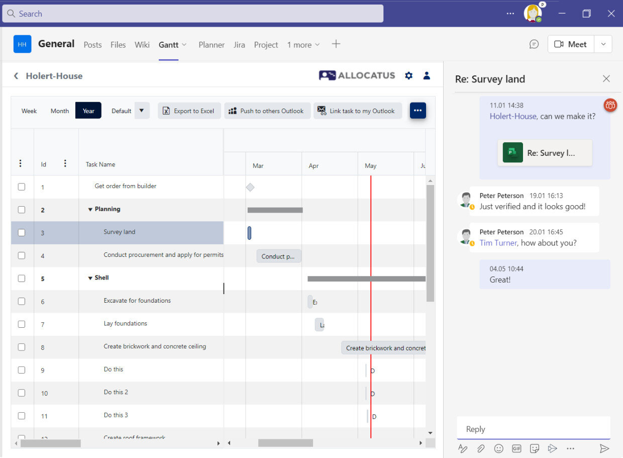 Projektmanagement mit Microsoft Teams